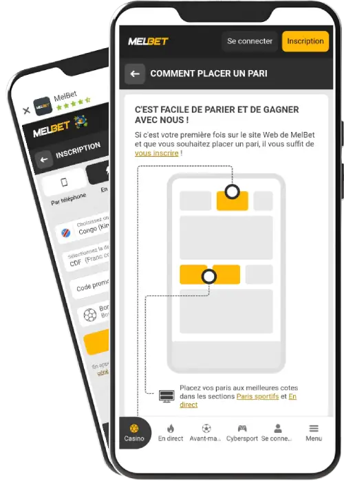 Comment faire votre première mise sur Melbet mobile