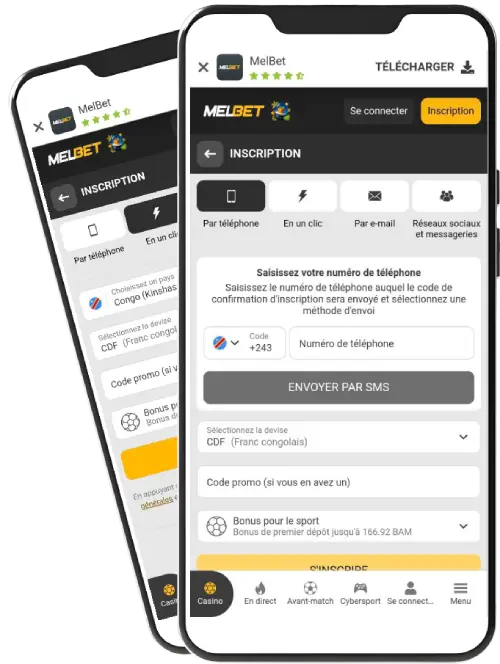 Créer votre compte Melbet